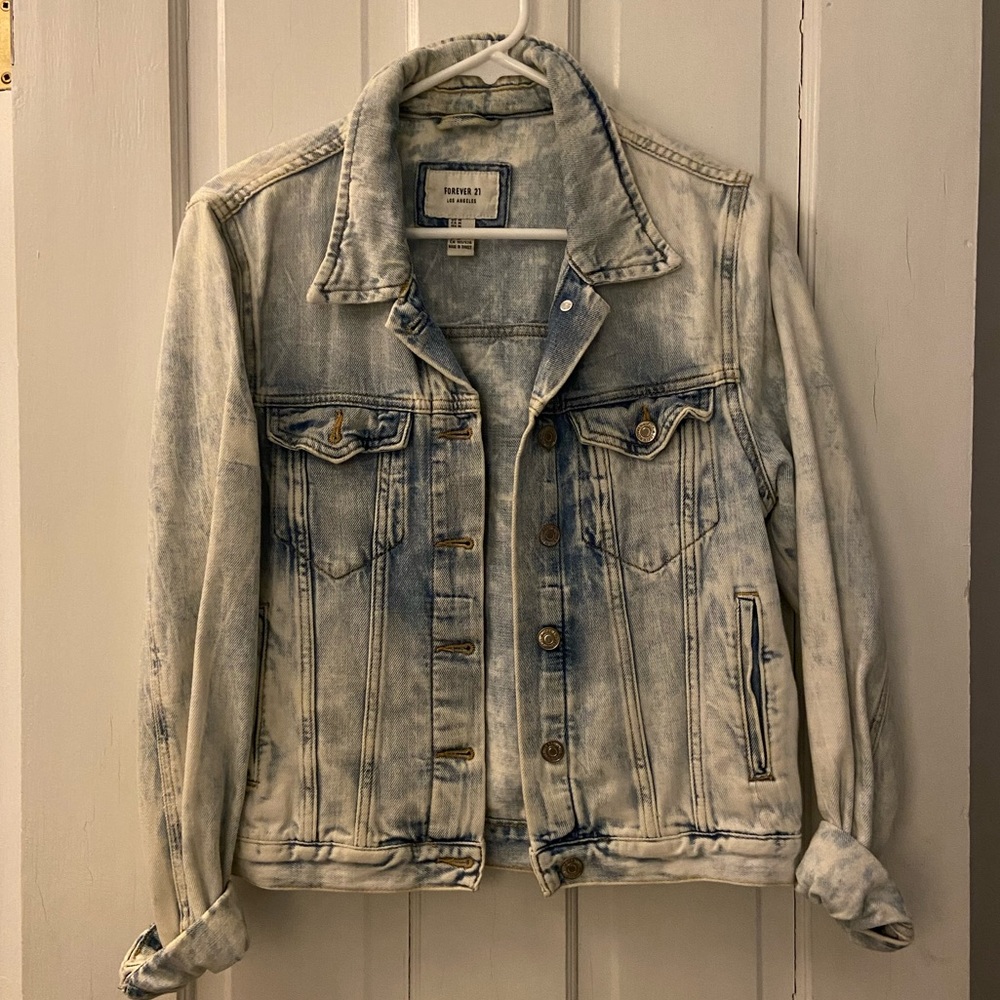 Acid Wash Jean Jacket